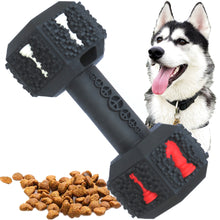 Load image into Gallery viewer, Dumbbell (Hex) Enrichment Treat Dispenser Dog Toy (size variations)