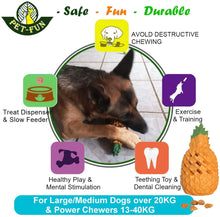 Load image into Gallery viewer, Pineapple Enrichment Toy for Chewers (Pet-Fun classical with size variations)