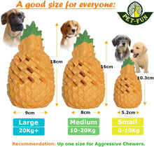 Load image into Gallery viewer, Pineapple Enrichment Toy for Chewers (Pet-Fun classical with size variations)