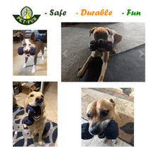 Load image into Gallery viewer, Dumbbell (Hex) Enrichment Treat Dispenser Dog Toy (size variations)