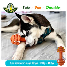 Load image into Gallery viewer, Dumbbell (Round) Enrichment Treat Dispenser Dog Toy (size variations)
