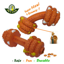 Load image into Gallery viewer, Dumbbell (Round) Enrichment Treat Dispenser Dog Toy (size variations)
